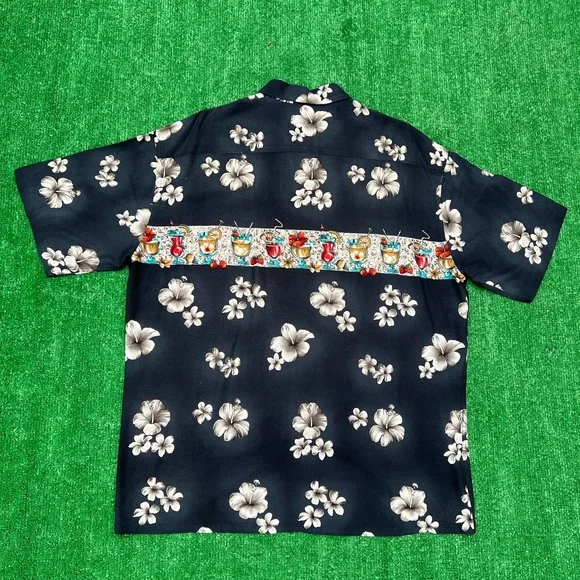 CAMPIA T-Shirt Washed Black Floral (XL) - Picture 3 of 3